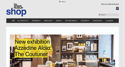 Desktop Screenshot of designmuseumshop.com